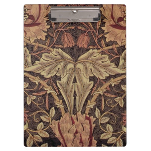 William Morris Honeysuckle Classic English Art Clipboard
