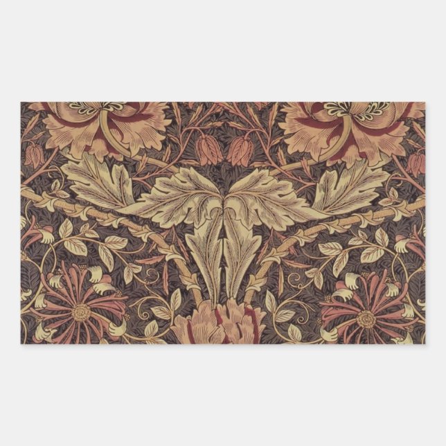 William Morris Honeysuckle Classic English Art Sticker (Front)