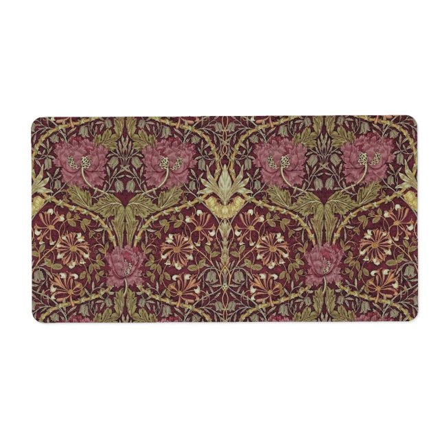 William Morris, Honeysuckle, floral. (Devant)