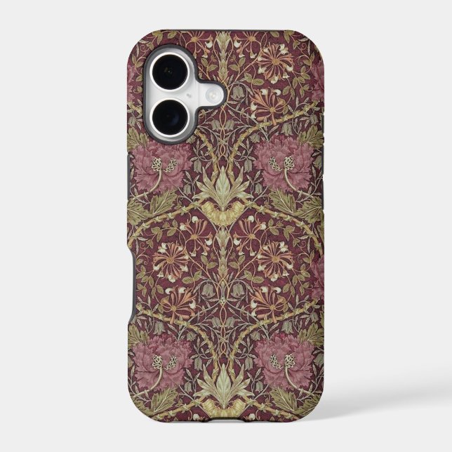 William Morris, Honeysuckle, floral. pattern, art (Back)
