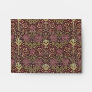 William Morris, Honeysuckle, floral. pattern, art Envelope