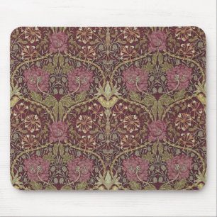 William Morris, Honeysuckle, floral. pattern, art Mouse Pad