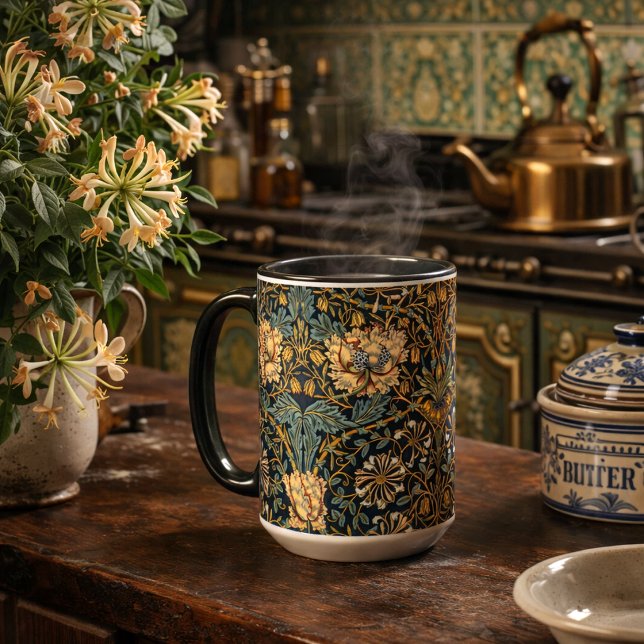 William Morris Honeysuckle Floral Pattern Mug (Creator Uploaded)