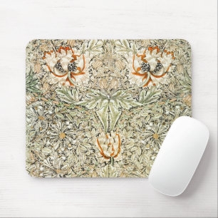 William Morris Honeysuckle Floral Wallpaper Mouse Pad