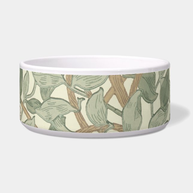 William Morris Honeysuckle Green Floral (Front)