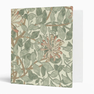 William Morris Honeysuckle Green Floral Binder