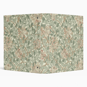 William Morris Honeysuckle Green Floral Binder