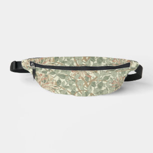 William Morris Honeysuckle Green Floral Fanny Pack