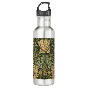 William Morris Honeysuckle Green Yellow  710 Ml Water Bottle
