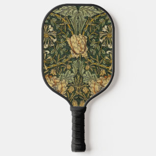 William Morris Honeysuckle Green Yellow  Pickleball Paddle