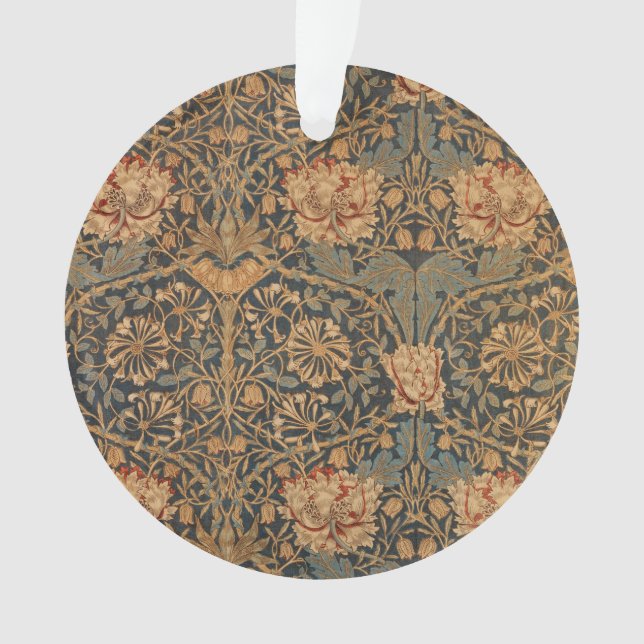 William Morris Honeysuckle Rich Wallpaper Ornament (Front)