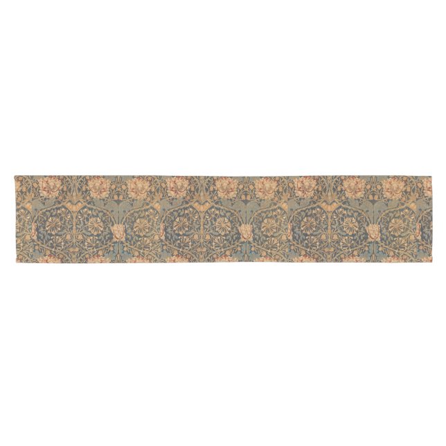 William Morris Honeysuckle Rich Wallpaper Short Table Runner (Horizontal)