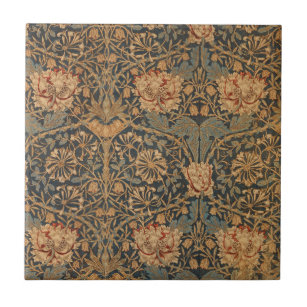 William Morris Honeysuckle Rich Wallpaper Tile