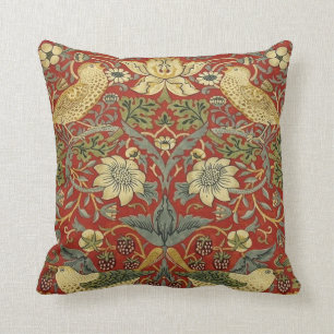 william morris honeysuckle throw pillow