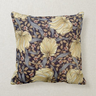 william morris honeysuckle throw pillow