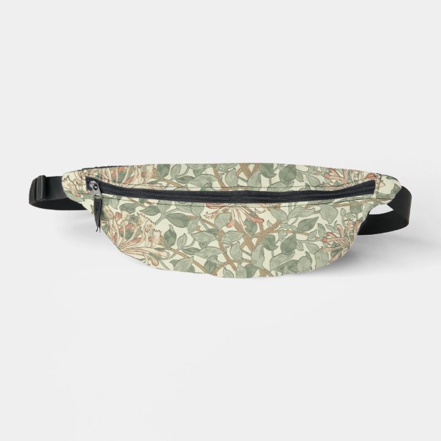 William Morris Honeysuckle Vert Floral (Recto)