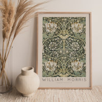 William Morris Honeysuckle Wall Art Print