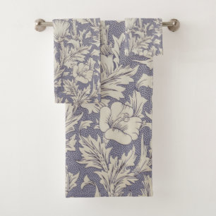 William Morris Horn Poppy Classic Floral Bath Towel Set