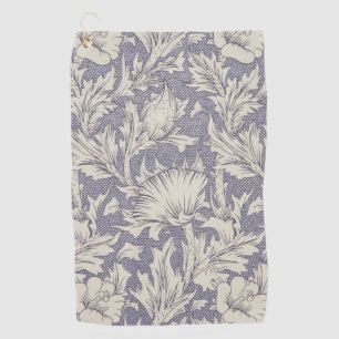 William Morris Horn Poppy Classic Floral Golf Towel