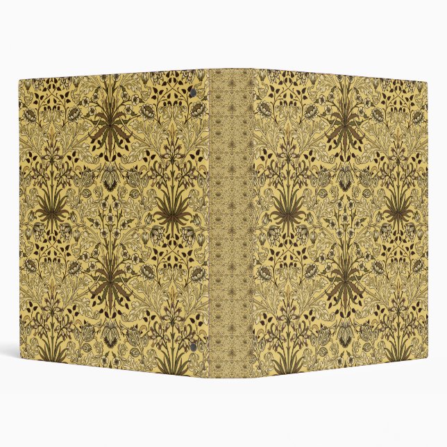 William Morris "Hyacinth" 3 Binder (Background)