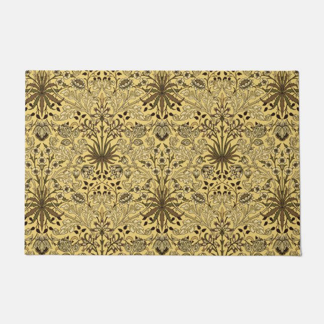 William Morris "Hyacinth" 3 Doormat (Front)