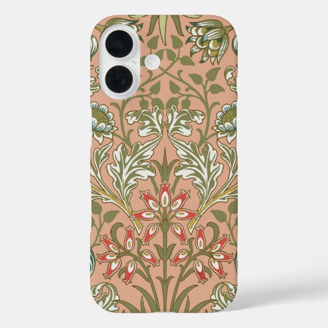 William Morris Hyacinth Flower Rose Art Case-Mate iPhone Case (Back)