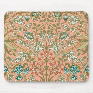 William Morris Hyacinth Flower Rose Art Mouse Pad