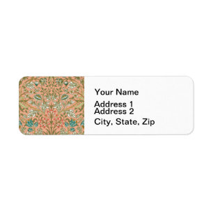 William Morris Hyacinth Flower Rose Art Pattern