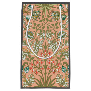William Morris Hyacinth Flower Rose Art Small Gift Bag