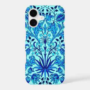 William Morris Hyacinth Print, Aqua and Turquoise