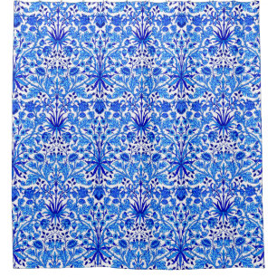 William Morris Hyacinth Print, Cobalt Blue & White