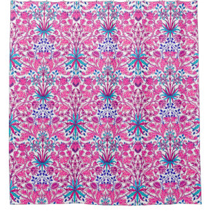 William Morris Hyacinth Print, Fuchsia Pink