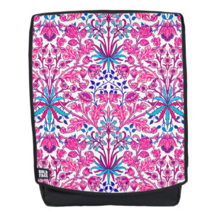 William Morris Hyacinth Print, Fuchsia Pink Backpack