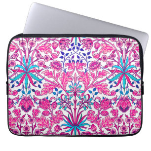 William Morris Hyacinth Print, Fuchsia Pink Laptop Sleeve