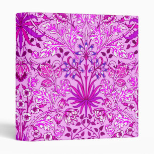 William Morris Hyacinth Print, Lavender and Violet Binder