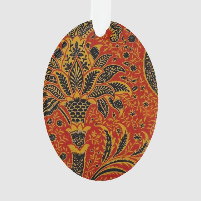 William Morris Inde Floral rouge (dos)