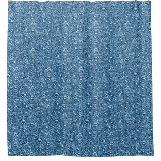 William Morris Indian, Indigo Blue and White  (Front)