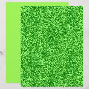 William Morris Indian, Lime and Emerald Green