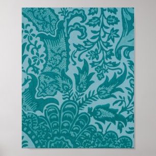 William Morris Indian pattern Poster