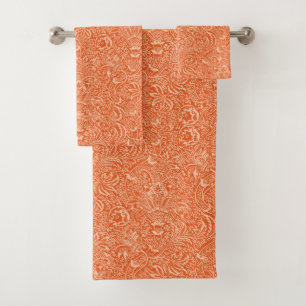 William Morris Indian, Peach et Coral Orange
