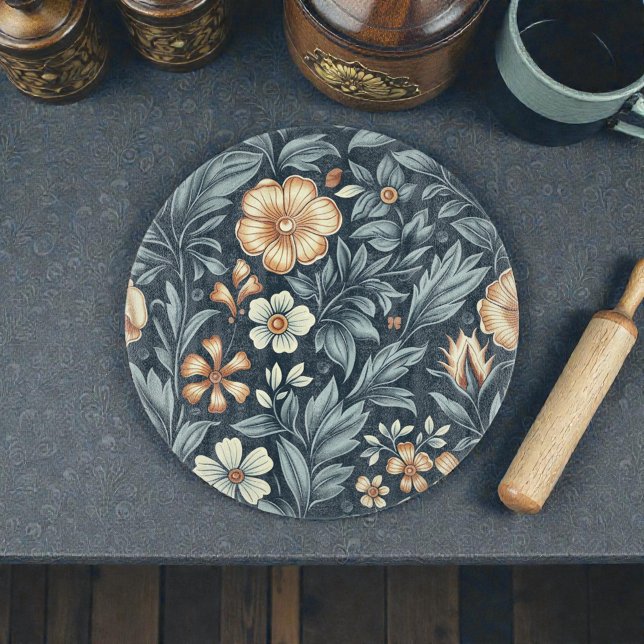 William Morris Inspired Botanical Style Pattern Cutting Board (Creator Uploaded)