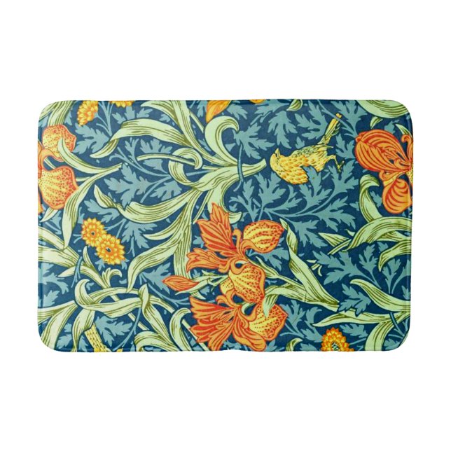 William Morris - Iris, Bath Mat (Front)