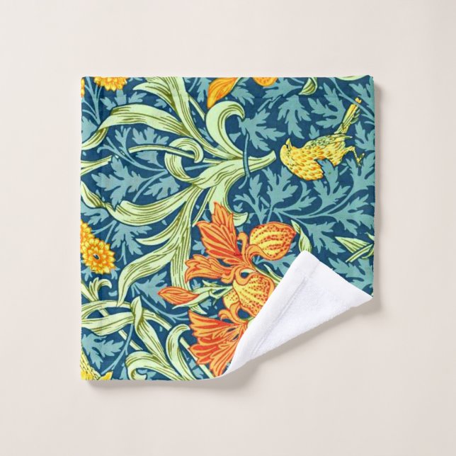 William Morris - Iris, Wash Cloth (Wash Cloth)