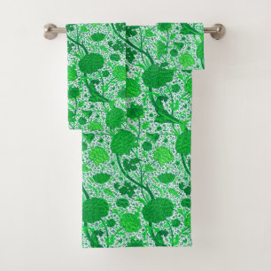 William Morris Jacobean Floral, Emerald Green