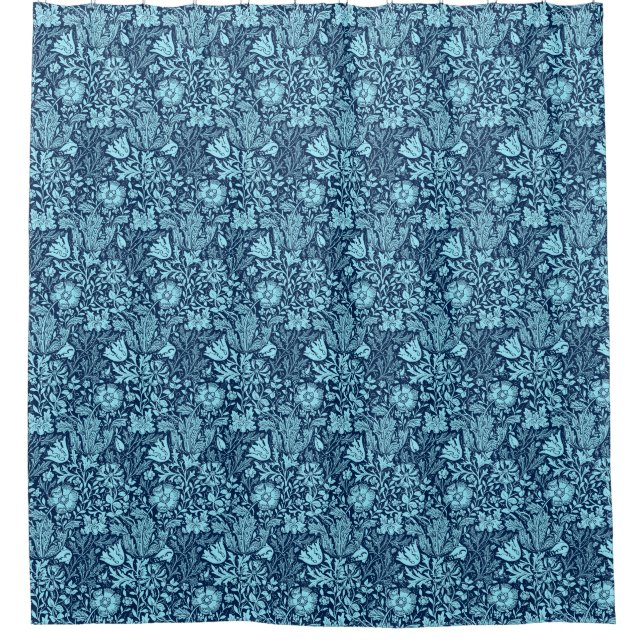 William Morris Jacobean Floral - Indigo Blue (Front)