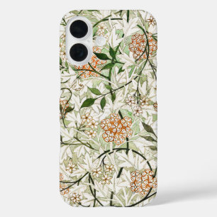 William Morris Jasmine Blossom Garden Design iPhone 16 Case