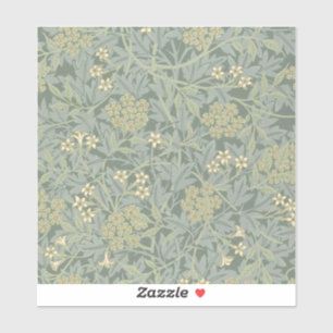 William Morris Jasmine Blue Green Botanical Art