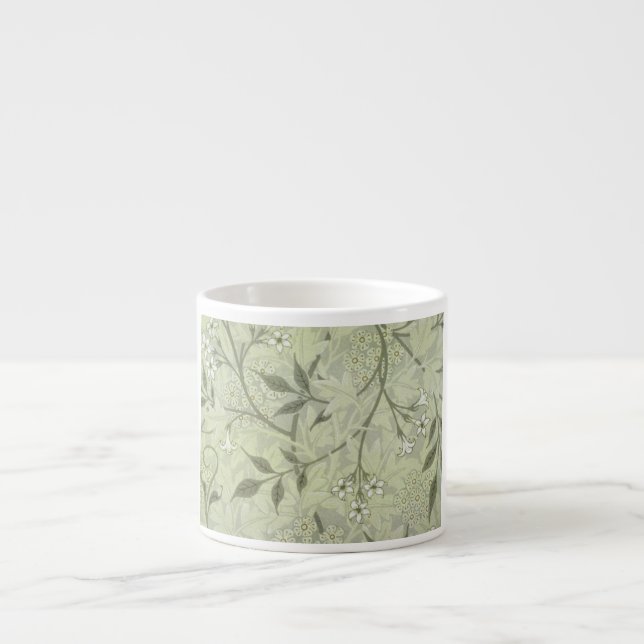 William Morris Jasmine Botanical Espresso Cup (Front)