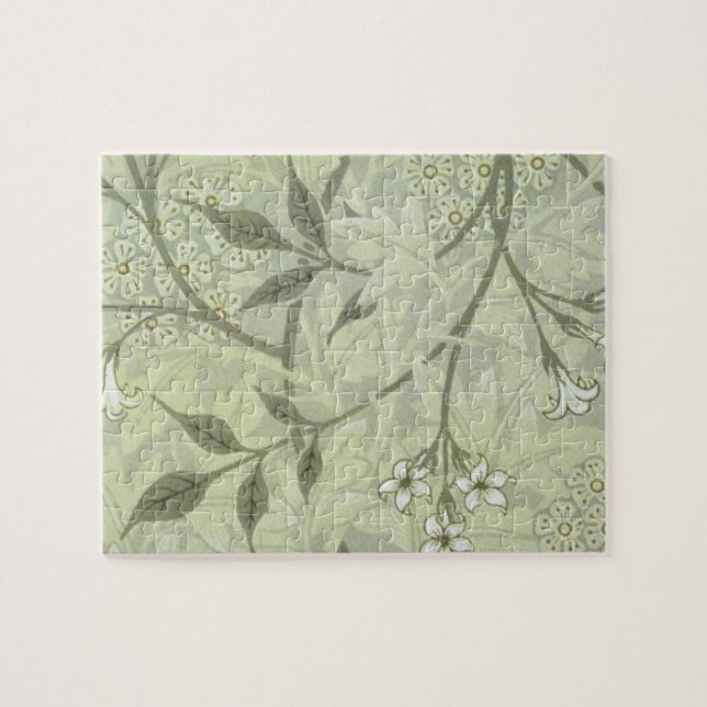William Morris Jasmine Botanical Jigsaw Puzzle (Horizontal)