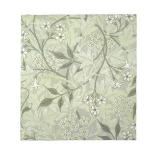 William Morris Jasmine Botanical Notepad